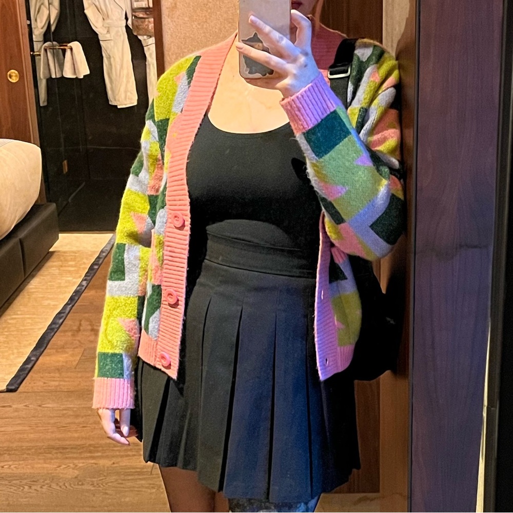 Lazy Oaf lazy checkered cardigan - Picture 7 of 7